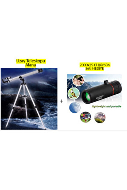 Zoomex F90060m Astronomik Teleskop 675x Yakınlaştırma - Eğitici Ve