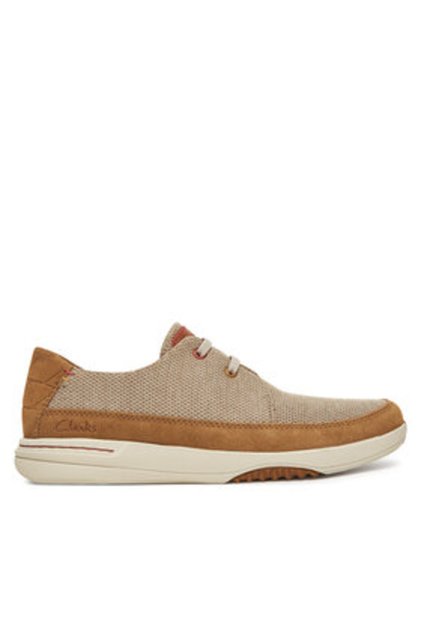Teniși bej pentru bărbați CLARKS-26181369 279 SAND COMBI
