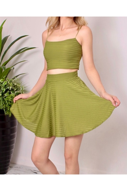 Elastic waist tennis shorts skirt