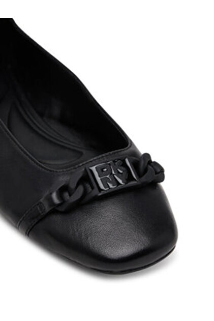 Balerine negre pentru femei DKNY-K1594112 BLK BLACK