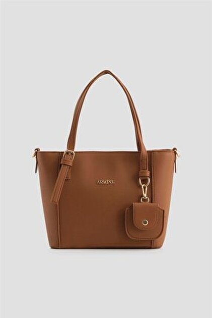 Armine Çanta Baskılı 25YD7349 Taba - Fiyatı, Yorumları
