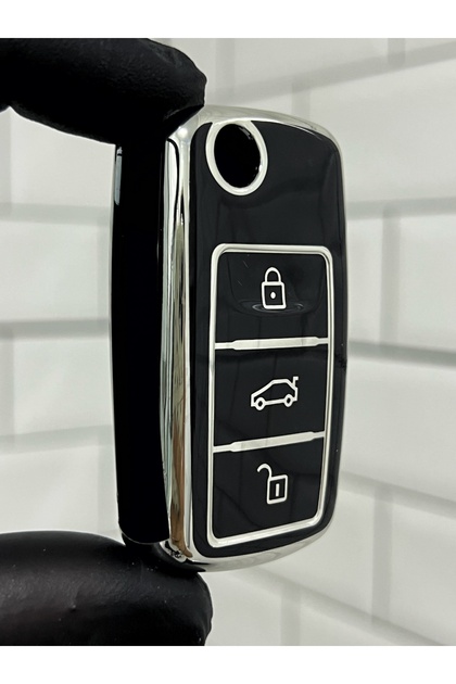 Seat Leon Ibiza Toledo Cordoba Altea Alhambra Switchblade Nano Key Case Black Silver