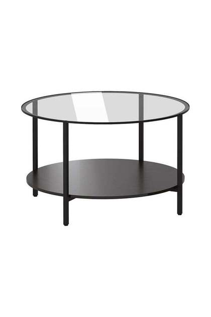 Coffee Table Black/Grey 75x45cm
