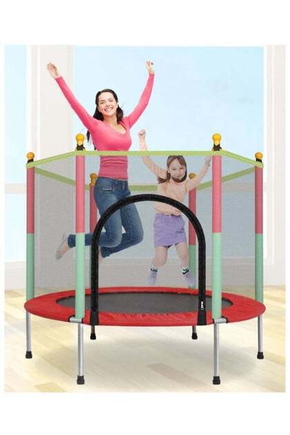 Kids Bouncer Baby Jumper Indoor Trampoline Children Bouncers With Guardrail Fitness Adult
