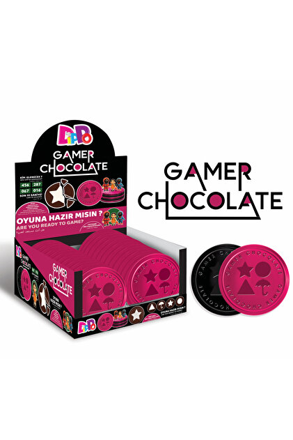 ZİRVE ÇİKOLATA Gamer Chocolate Madalyon Sütlü (18GX24ADET) 1kutu