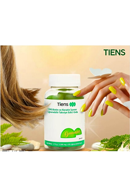 Tiens Tıens Biotin ve Keratin İçeren Çiğnenebilir Takviye Edici