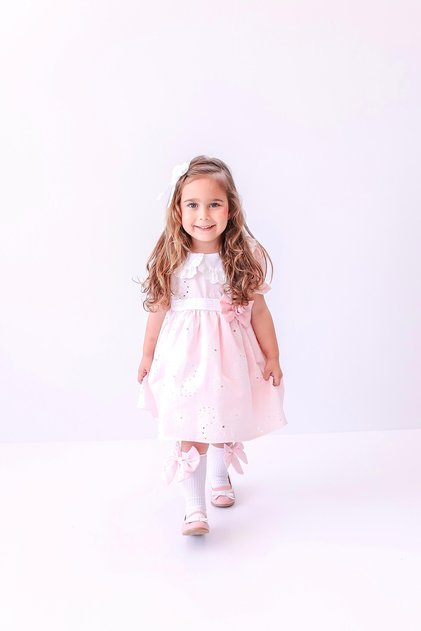 FİONA Pembe Elbise