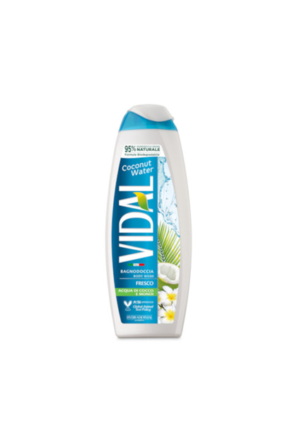 Gel de dus Vidal, Apa de Cocos si Monoi, 500 ml