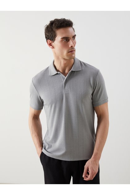 Polo Neck Short Sleeve Men's T-Shirt