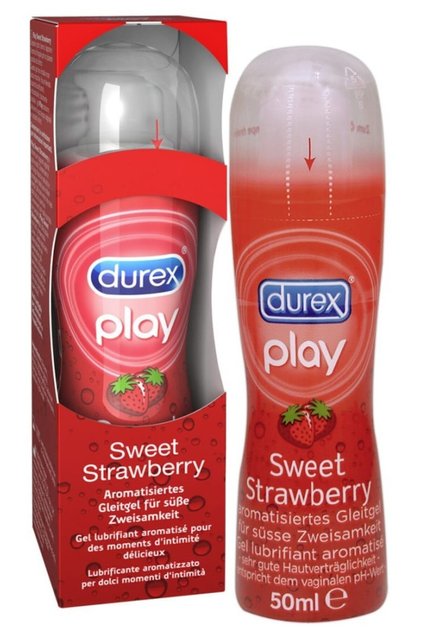 Λιπαντικό με γεύση φράουλα, Durex Play