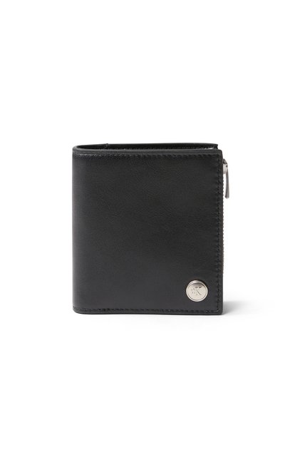 Jeans Hardware Bifold W/Coın Black Men's Wallet