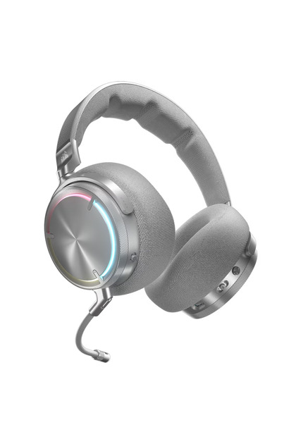 新品未使用　CORSAIR VIRTUOSO MAX WIRELESS シルバー Corsair VIRTUOSO MAX WIRELESS Dolby Atmos Silver Gaming Kulaklık