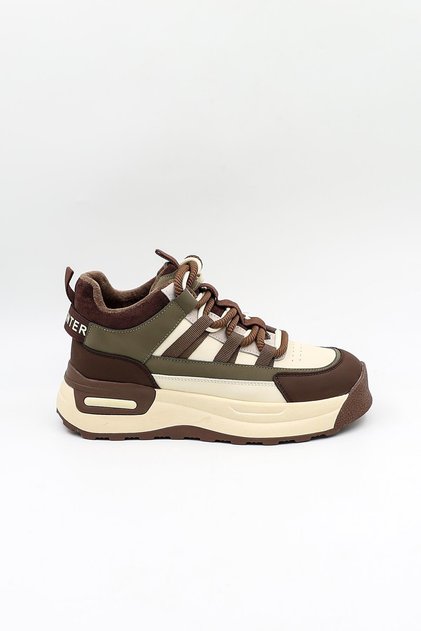 İthal Sneaker Kadın Spor Ayakkabı KB0033 Kahve
