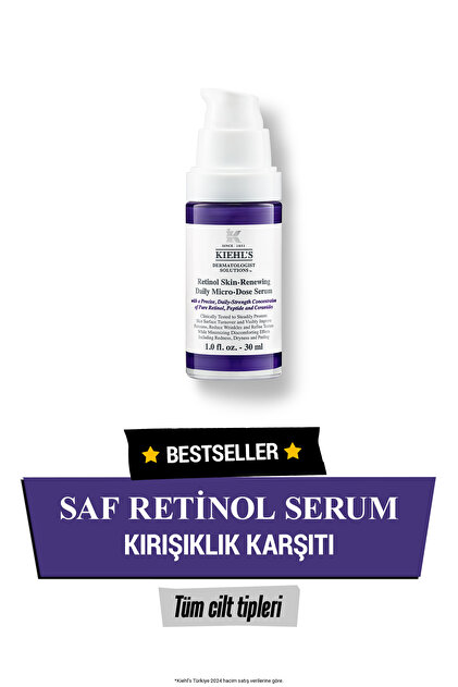 Kiehl's Retinol Serum Skin-Renewing Daily Micro-Dose Anti-Aging