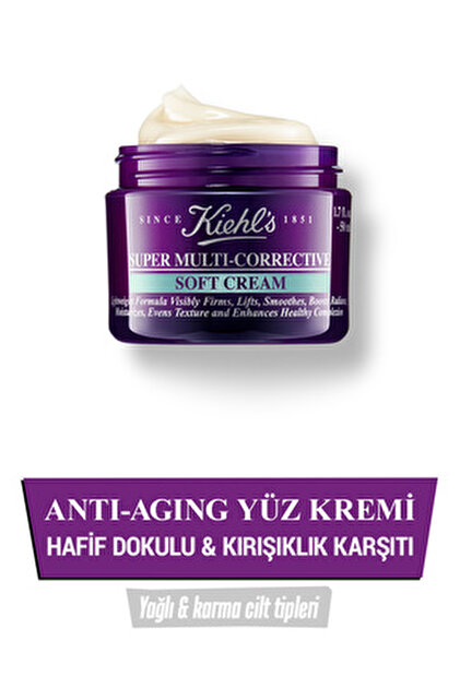 Kiehl's マルチコレクティブクリーム 50ml Kiehl's Super Multi Corrective Cream 50 ml Yaşlanma Karşıtı 7'li