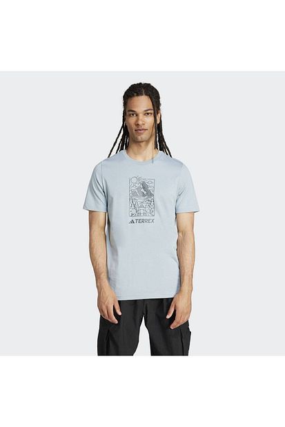 adidas Trefoil Series Fashion Elevated Erkek Beyaz Tişört