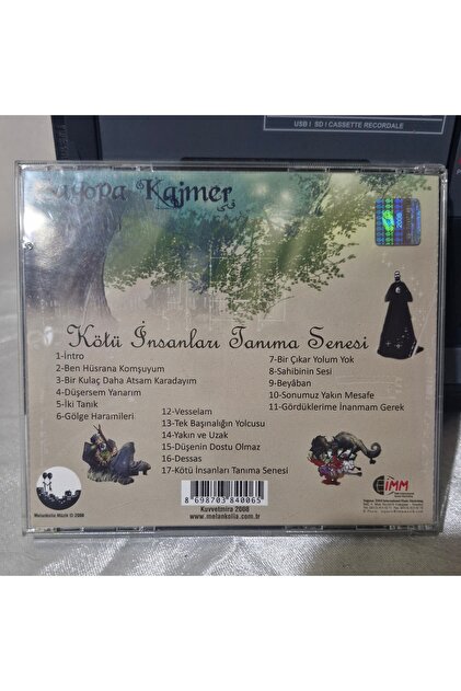 Plakevi İzmir Sagopa Kajmer Kötü İnsanları Tanıma Senesi Cd