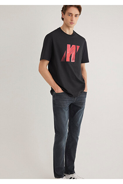 Mavi Siyah Erkek T-Shirt M0612749-71379 - Fiyatı, Yorumları