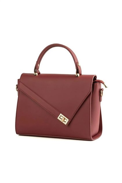 Women's Simple Locked Hand and Shoulder Bag 405
