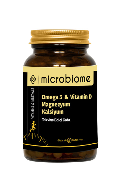 Microbiome ZMA + GCA 60 Tablet (Magnezyum, Vitamin B6, Çinko, Krom