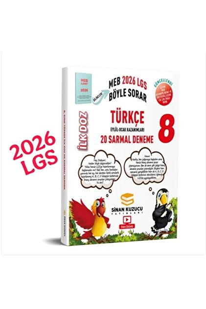 SİNAN KUZUCU YAYINLARI 8. Sınıf | İlk Doz Sarmal Branş Denemeleri