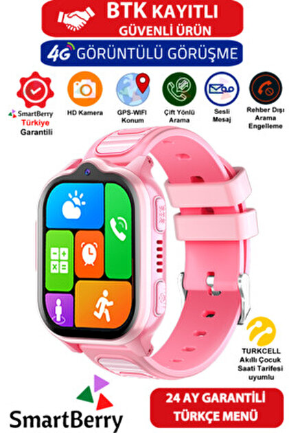 ともちゃん Smartberry Z2 Lbs Konumlu Akıllı Çocuk Takip Saati Sim Kartlı