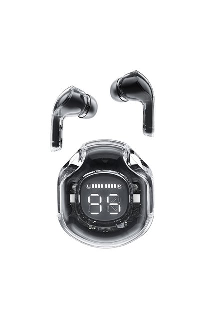 Căști Bluetooth fără fir, Bluetooth 5.3, TWS, USB-C, stație de încărcare, rezistente la praf IPX4, negre