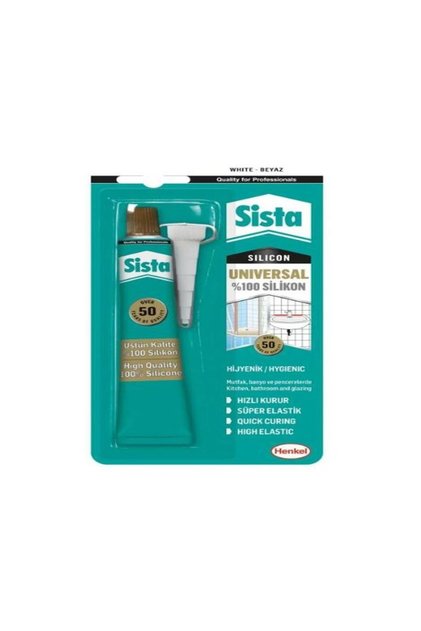 SİSTA ÜNİVERSAL SİLİKON ŞEFFAF 50G BLİSTER