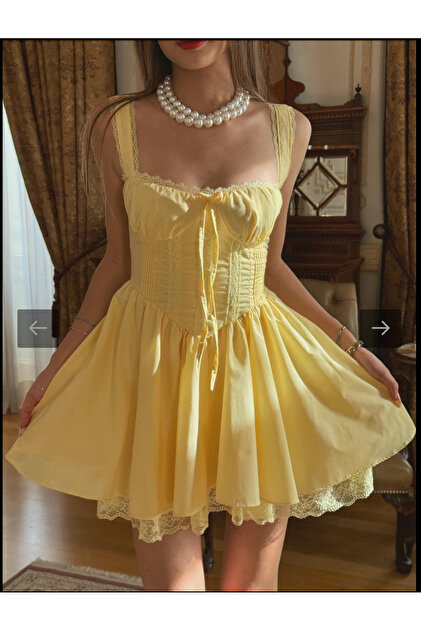 strapless open back dress Lavender Floral Corset A-line Princess Dress – Ohmollydress main image 0
