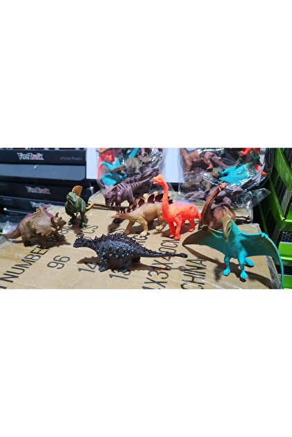 Ailenizin Oyuncakçısı 8'LI DİNAZOR TREX HAYVAN SETI ORTA BOY