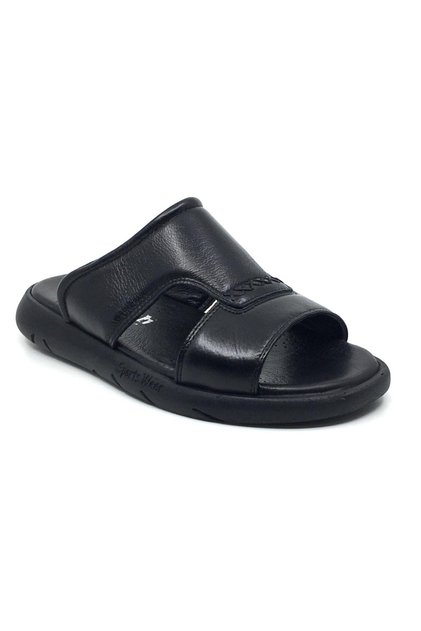 100% Genuine Leather Inside and Outside Orthopedic Men's Summer Comfortable Seamless Slippers 40-45