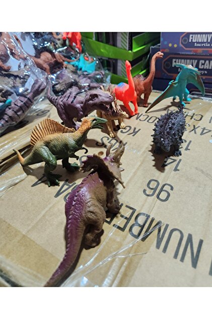 Ailenizin Oyuncakçısı 8'LI DİNAZOR TREX HAYVAN SETI ORTA BOY