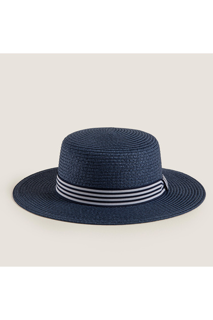 Carla Beach Hat Navy Blue