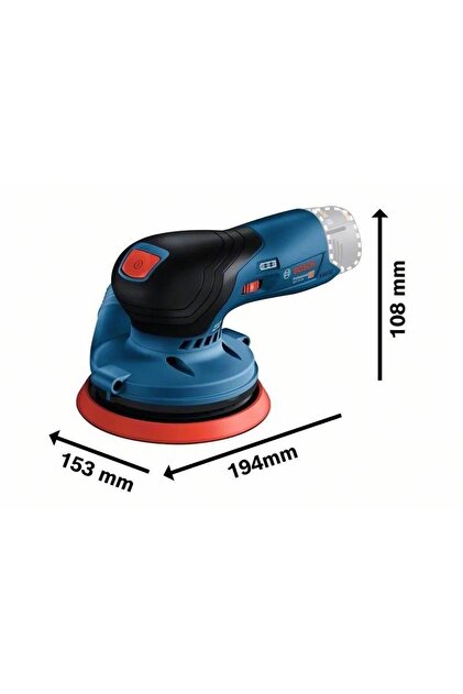 Bosch GEX 12V-125 Akülü Eksantrik Zımpara (Akü ve Şarj yoktur
