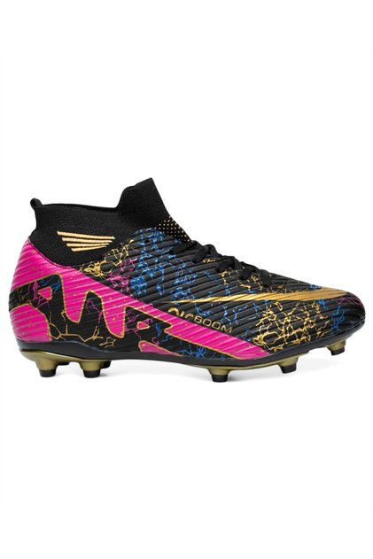 Ay Ayakkabım 565 Kids Black-Gold (31-35) Football Shoes