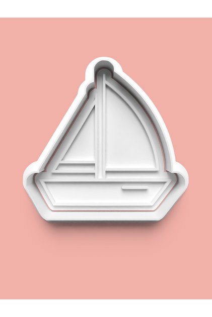 Sailboat Cookie Mold and Sugar Dough Mold
