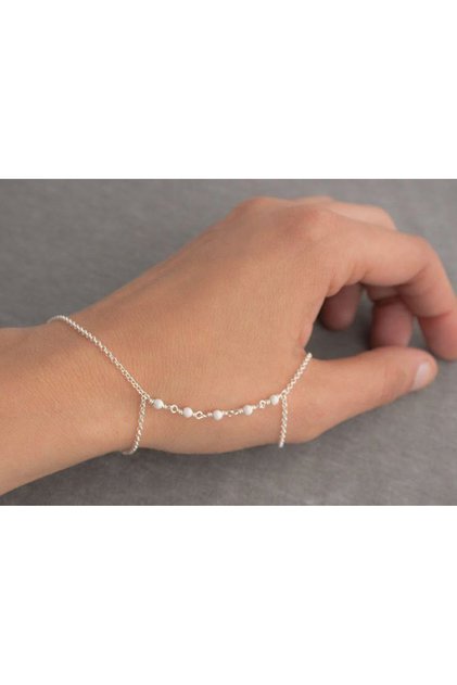 Silver Color Beaded Shahmeran to Complete Your Elegance