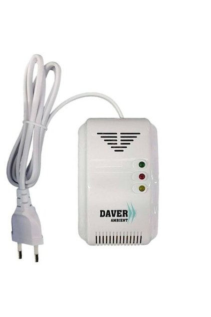 Detector de gaz cu alimentare 220V/50Hz și control al electrovalvei, Daver