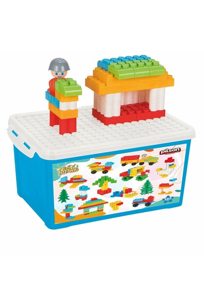 ZıpZıpBox Midi Bloklar 162 Parça 03598-P Eğitici Oyuncak Çocuk