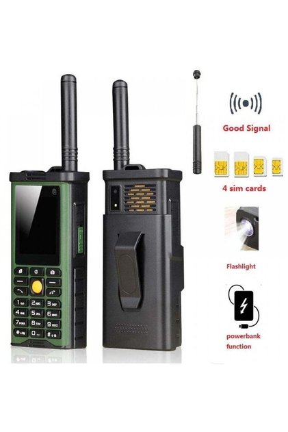 Outdoor Mobile Phone with Long-Lasting Battery, Four-SIM, Four-Standby, Pull-Up Antenna, Strong