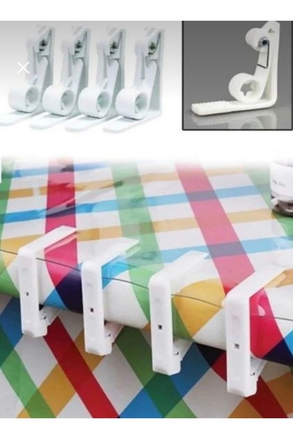 4-Piece Tablecloth Latch Spring Tablecloth Clip