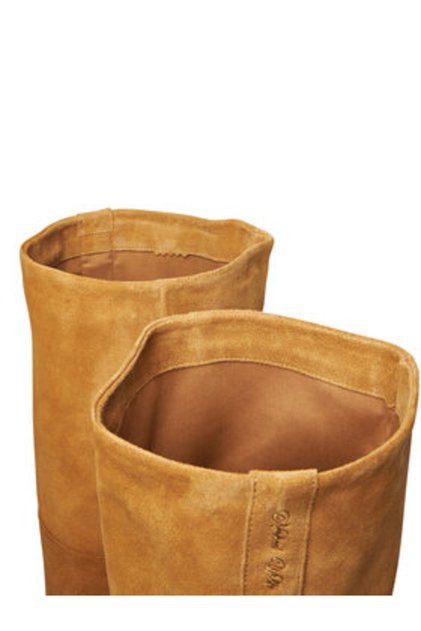 Ghete de damă maro NAKED WOLFE-KIND COW SUEDE CAMEL