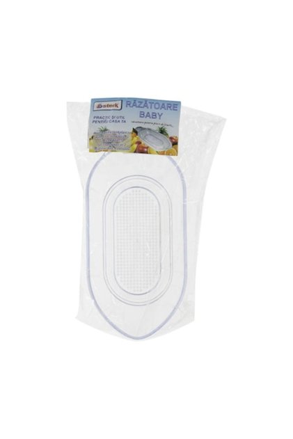 Răzătoare pentru bebeluși din plastic albă