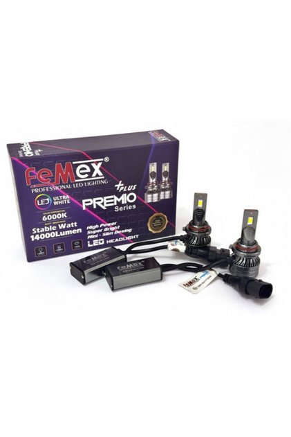Premio Plus HB4 9006 Şimşek Etkili Led Xenon 14000 Lumen