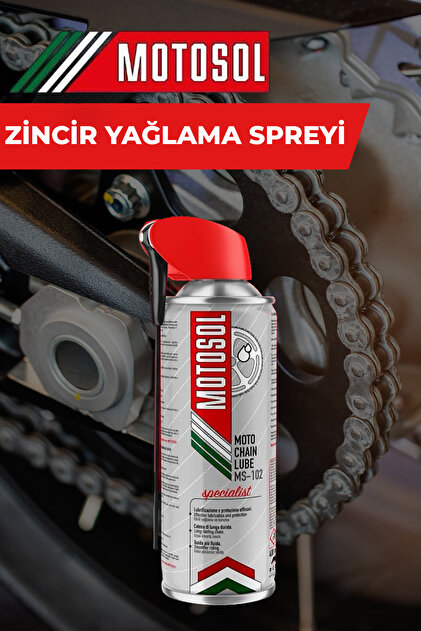 Genel Markalar Motosol Motosiklet Zincir Yağlama Spreyi 400 ML