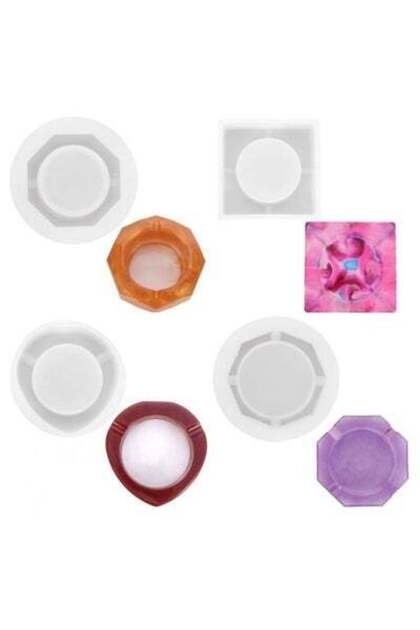 4-piece silicone ashtray mold