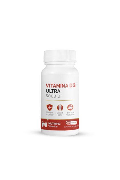 Vitamina D3 ULTRA 5000UI 30cps NUTRIFIC