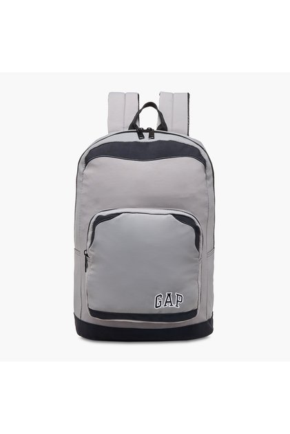 GAP 18-inch Logo Print Backpack with Adjustable Straps and Zip Closure - 45x30x16 cms