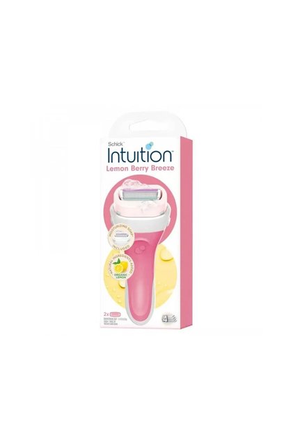 Schick Intuition 4 Pure Lemon Berry Breeze Kit2 (3) -312442 --- شيك انتوتيشن 4 كيت 2 ليمون