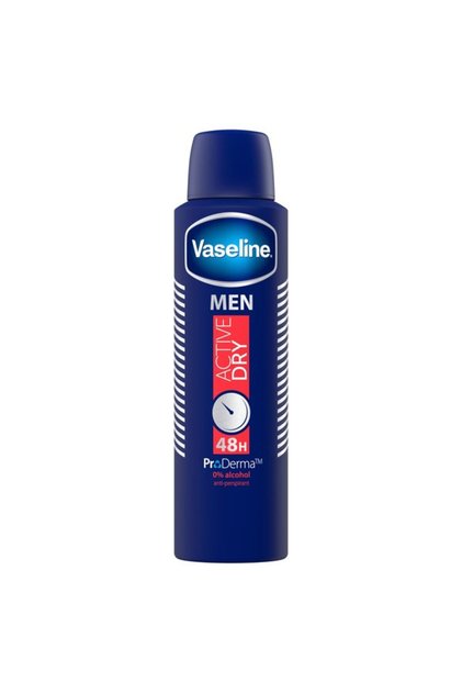 Deodorant, Vaseline Active Dry, cu Proderma Hypoallergenic, Protecție 48h, 250ml
